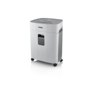 Dahle PaperSAFE 240 Destructora de Papel Manual Corte en Particulas P-4 - Destruye hasta 10 Hojas - Papelera de 25L - Con Ruedas - Apta para Papel, Tarjetas, Cd´s - Color Gris