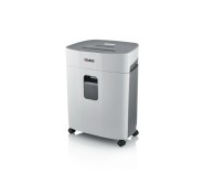 Dahle PaperSAFE 260 Destructora de Papel Manual Corte en Particulas P-4 - Destruye hasta 12 Hojas - Papelera de 25L - Con Ruedas - Apta para Papel, Tarjetas, Cd´s - Color Gris