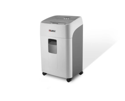 Dahle ShredMATIC 300 Destructora de Papel Automatica Corte en Particulas P-4 - Autoalimentacion 300 Hojas, Manual 14 Hojas - Papelera de 40L - Con Ruedas - Apta para Papel, Tarjetas, Cd´s - Color Gris