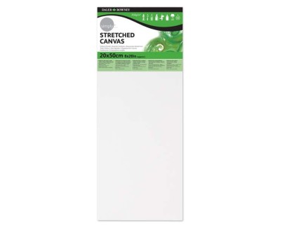 Daler Rowney Simply Bastidor Entelado 20x50cm - Imprimacion Triple - Grano Medio - 100% Algodon sin Acido - 250g