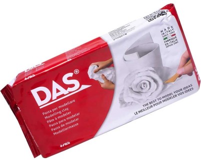 Das Pasta para Modelar - 1kg - Facil de Trabajar - Seca al Aire - Color Blanco