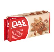 Das Pasta para Modelar - 500gr - Facil de Trabajar - Seca al Aire - Color Terracota