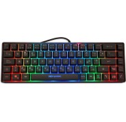 DeepGaming TM065 Teclado Gaming Mecanico - Compacto - Iluminacion RGB - 19 Teclas Anti-ghosting  - Color Negro