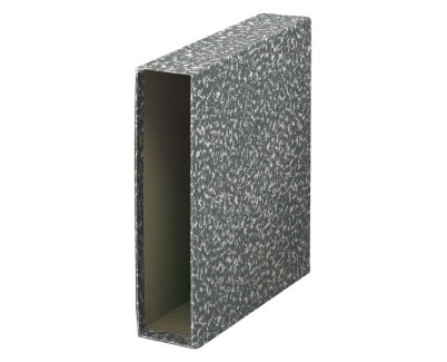 Dohe Archiclas Funda de Archivador Tamaño Folio Natural - Carton Forrado con Papel Impreso - Color Gris Jaspeado