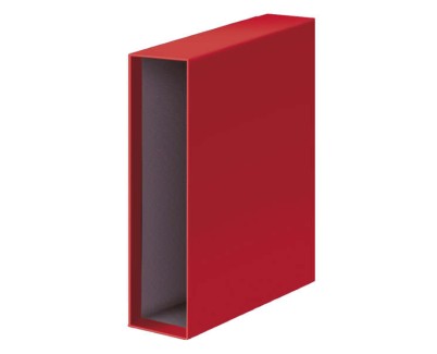 Dohe Archicolor Funda para Archivador de Palanca - Formato Folio - Carton Forrado - Color Rojo