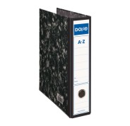 Dohe Archinovo Archivador de Palanca A4 - Lomo Ancho - Cantoneras Metalicas y Ollao - Color Negro Jaspeado