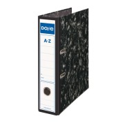 Dohe Archinovo Archivador de Palanca con Rado A4 282x318x70mm - Lomo Ancho - Carton Forrado - Cantoneras Metalicas - Color Negro Jaspeado