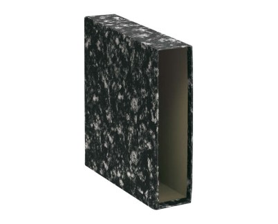 Dohe Archinovo Funda para Archivador de Palanca Formato A4 - Medidas 286x324x82mm - Color Negro Jaspeado