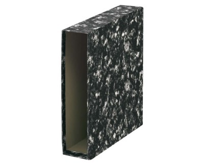 Dohe Archinovo Funda para Archivador de Palanca Formato Folio - Medidas 288x357x82mm - Color Negro Jaspeado