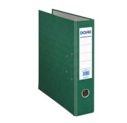 Dohe Archivador de Palanca Tamaño Folio - Lomo Ancho 70mm - Ollao, Rado y Tarjetero en el Lomo - Carton Forrado con Polipropileno - Cantoneras Metalicas - Color Verde