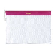 Dohe Bolsa Cremallera PVC - 32x24mm - Ideal para Documentos A4 - Resistente y Duradera