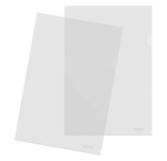 Dohe Caja de 100 Dossier con Uñero Tamaño Folio - Polipropileno Transparente Acabado Cristal
