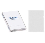 Dohe Caja de 100 Dossiers Uñero Basic 100 Micras - Tamaño Folio - Transparente