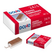 Dohe Caja de 1000 Grapas 24/6 Cobreadas