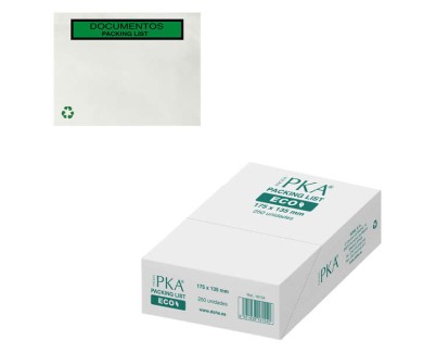 Dohe Caja de 250 Sobres Autoadhesivos Ecologicos - Packing List Especial Envios