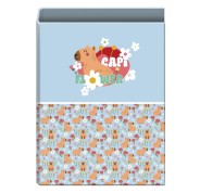 Dohe Capi Flower Carpeta con 4 Anillas de 40mm - Formato Folio - Guardas Impresas - Cubierta de Carton Plastificado - 26x34x6cm - Multicolor