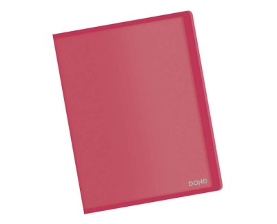 Dohe Carpeta con 30 Fundas Din A4 - Tapa Flexible de Polipropileno - Fundas Transparentes Soldadas - Organiza Tus Documentos con Estilo