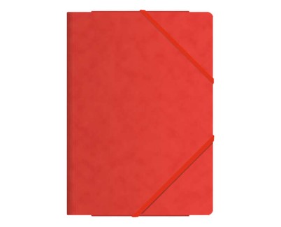 Dohe Carpeta de Gomas con Tres Solapas - Tama&ntilde;o Folio - Fabricada en Cartulina de Primera Calidad - Plastificada - Cierre con Gomas Planas