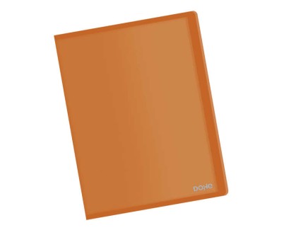 Dohe Carpetas con Fundas Din A4 - Tapa Flexible de Polipropileno - Fundas Transparentes Soldadas al Lomo