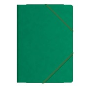 Dohe Carpetas de Gomas con Tres Solapas - Tamaño Folio - Cartulina de Primera Calidad - Plastificadas - Cierre de Gomas Planas