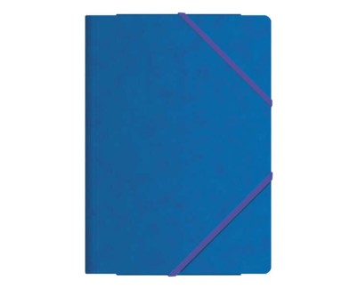Dohe Carpetas de Gomas con Tres Solapas - Tama&ntilde;o Folio - Fabricadas en Cartulina de Primera Calidad - Plastificadas - Cierre de Gomas Planas