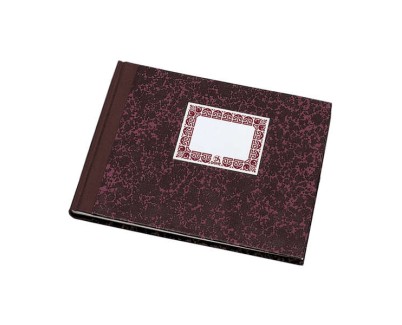 Dohe Cuaderno Cartone Modelo Caja de 100 Hojas - Cuarto Apaisado - Tapa en Tres Piezas con Lomera de Tela - Interior en Papel Offset de 70g/m2 - Cosidos a Hilo Vegetal - Lomo Burdeos