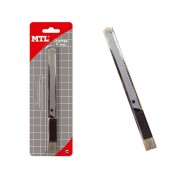 Dohe Cutter de Acero Inoxidable - Cuchillas Tronzables de Acero - Sistema de Bloqueo de Cuchilla - Blister Individual