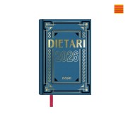 Dohe Dietario Anual Octavo en Catalan - Dia Pagina - Fabricado en Geltex con Carton Contracolado - Tamaño 11.5x16.6cm - Colores Surtidos Aleatorios