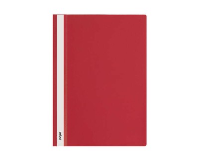 Dohe Dosier con Fastener de Polipropileno - Tama&ntilde;o A4 - Cubierta Transparente y Trasera Opaca - Ideal para Organizar Documentos