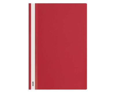 Dohe Dosier con Fastener de Polipropileno - Tama&ntilde;o Folio - Cubierta Transparente y Trasera Opaca - Ideal para Organizar Documentos