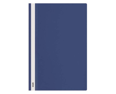Dohe Dosier con Fastener - Tama&ntilde;o Folio - Cubierta Transparente y Trasera Opaca - Fabricado en Polipropileno