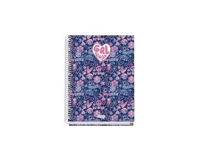 Dohe Girl Power Cuaderno de Espiral Metalica - Formato A5 - 100 Hojas Offset de 90g - 5x5mm - Microperforadas - Banda de Color - Tapa Dura Plastificada - 16x21x2cm - Multicolor