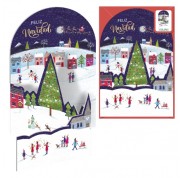Dohe Mañana de Navidad Pack de 6 Tarjetas Desplegables de Felicitacion Navideña con Sobre - Impresas a todo Color