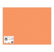 Dohe Pack de 25 Cartulinas de 180 G/M2 - Tamaño 50x65cm - PH Neutro - Libres de Cloro Elemental - Colorantes Biodegradables - Color Naranja