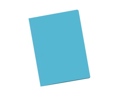 Dohe Pack de 50 Subcarpetas de Cartulina 180gr - Tama&ntilde;o Folio - Ranura para Fastener - Color Azul Claro