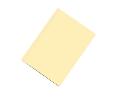 Dohe Pack de 50 Subcarpetas de Cartulina de 180gr - Con Ranura para Fastener - Resistente y Duradera - Ideal para Organizar Documentos - Color Amarillo Claro