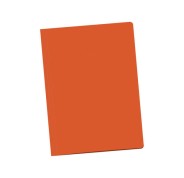 Dohe Pack de 50 Subcarpetas Tamaño Folio - Fabricadas en Cartulina de 180gr - Con Ranura para Fastener - Resistente y Duradera - Color Naranja