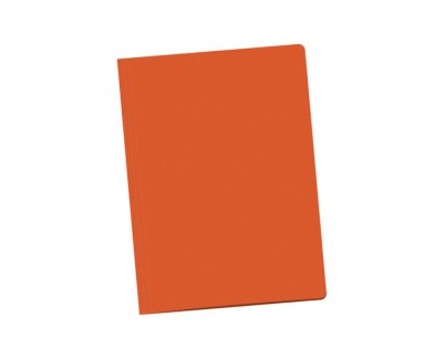 Dohe Pack de 50 Subcarpetas Tama&ntilde;o Folio - Fabricadas en Cartulina de 180gr - Con Ranura para Fastener - Resistente y Duradera - Color Naranja