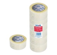 Dohe Pack de 6 Precintos de Polipropileno - Medidas 48mm x 66m - Transparente