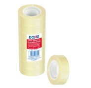 Dohe Pack de 8 Cintas Adhesivas Transparente de Polipropileno 19mm x 33m