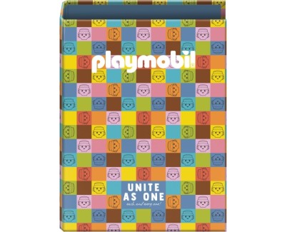 Dohe Playmobil Unite as One Carpeta de 4 Anillas Mixtas de 40mm - Formato Folio - Cubierta en Carton Forrado Plastificado