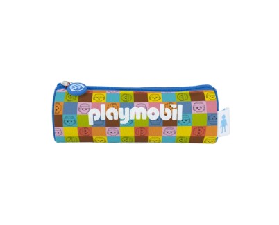 Dohe Playmobil Unite As One Portatodo Simple Redondo - Cierre con Cremallera y Tirador de Goma
