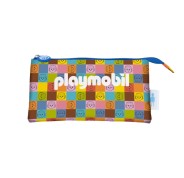 Dohe Playmobil Unite As One Portatodo Triple - Cierre Doble con Cremallera y Tirador de Goma