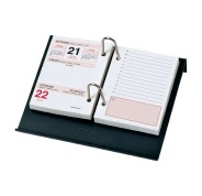 Dohe Portacalendario de Mesa - Para Bloque Bufete - Fabricado en Plastico - Color Negro