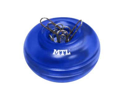 Dohe Portaclip Imantado en Plastico Traslucido - Incluye 20 Clips de 28mm - Practico y Funcional - Organiza Tus Documentos con Facilidad