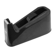 Dohe Portarrollos para Cintas Adhesivas de hasta 19mm y 66 Metros - Cilindro Extraible y Base Antideslizante - Cuchilla Metalica de Corte