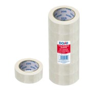 Dohe Precinto de Polipropileno 48mmx66m - Potente Adhesivo - Color Blanco