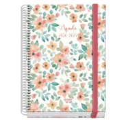 Dohe Prime Candy Agenda Escolar 26/27 - Formato A5 - Dia Pagina - Papel Offset Ahuesado 70g - Cubierta de Carton Plastificado - Espiral - Goma - 15x21x4cm - Multicolor