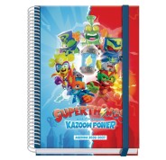 Dohe Prime Superthings Agenda Escolar 26/27 - Formato A5 - Semana Vista - Papel Offset Ahuesado 70g - Cubierta de Carton Plastificado - Espiral - Goma - 15x21x2cm - Multicolor