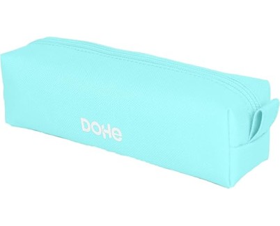 Dohe Serenity Portatodo Cuadrado - Cierre con Cremallera y Tirador de Goma - Color Verde